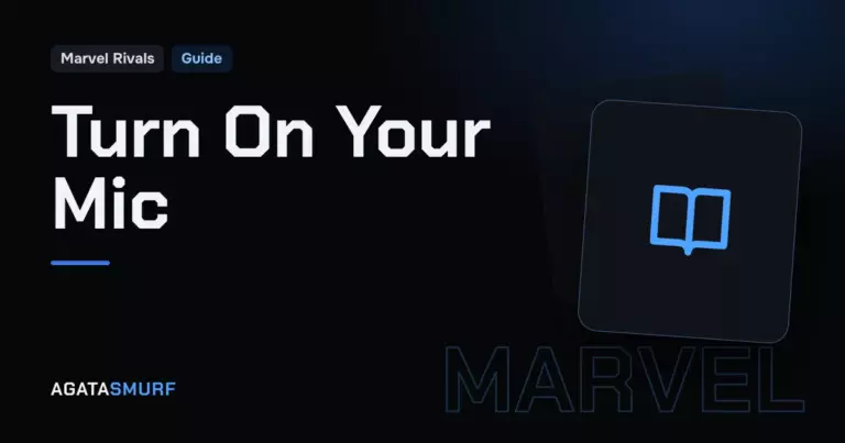Activating your microphone in Marvel Rivals guide: AgataSmurf article cover