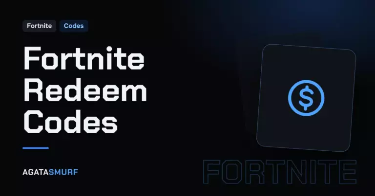 All Fortnite redeem codes for: AgataSmurf article cover