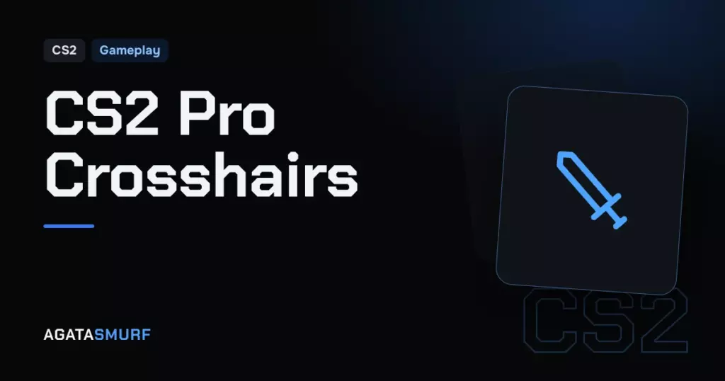 CS2 pro crosshairs: AgataSmurf article cover