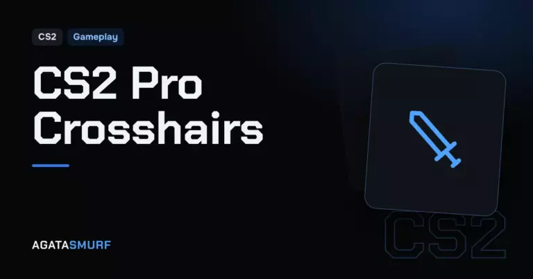 CS2 pro crosshairs: AgataSmurf article cover