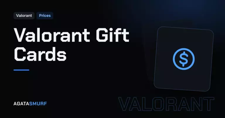 How to buy and use a Valorant gift card: AgataSmurf article cover