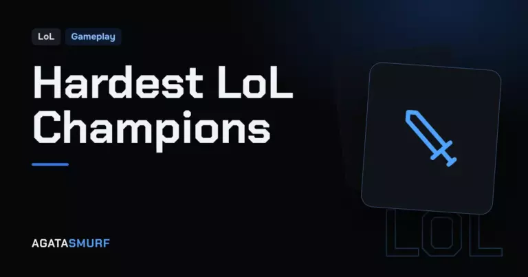 LoL hardest champions: AgataSmurf article cover