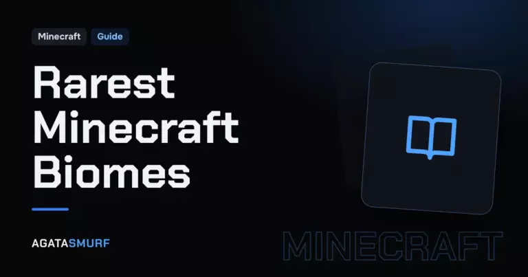 Top 10 rarest biomes in Minecraft: AgataSmurf article cover