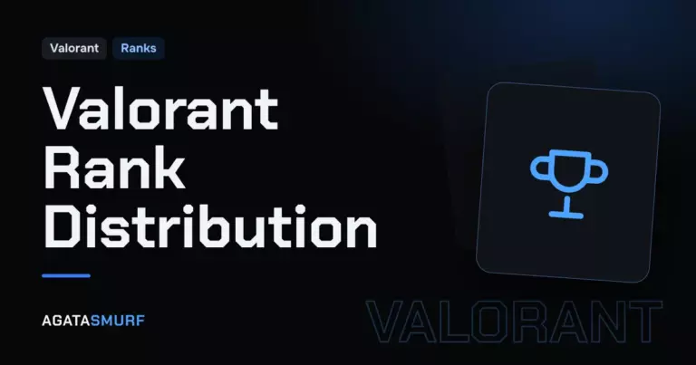 Valorant ranks distribution: AgataSmurf article cover