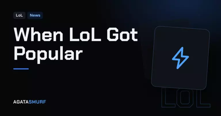 When did League of Legends become popular?: AgataSmurf article cover