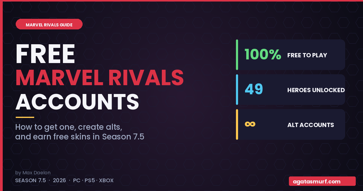 Marvel Rivals Createaccount Free Marvel Rivals Accounts: 5 Ways to Get One (2026)