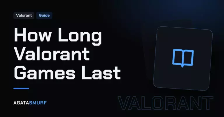 How long do Valorant games last: AgataSmurf article cover