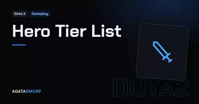 Dota 2 hero tier list: AgataSmurf article cover
