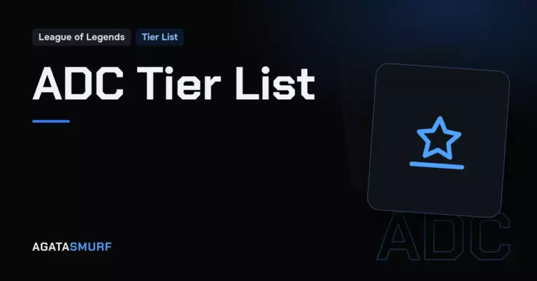 LoL ADC tier list: AgataSmurf article cover