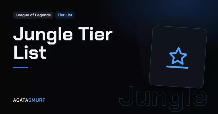LoL jungle tier list: AgataSmurf article cover