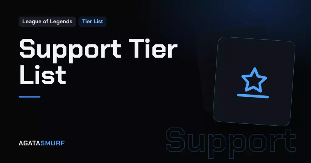 LoL support tier list: AgataSmurf article cover
