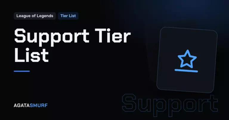 LoL support tier list: AgataSmurf article cover