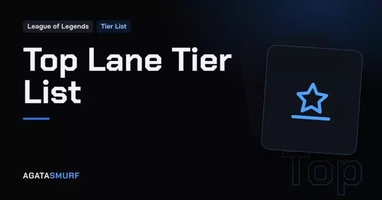 LoL top lane tier list: AgataSmurf article cover