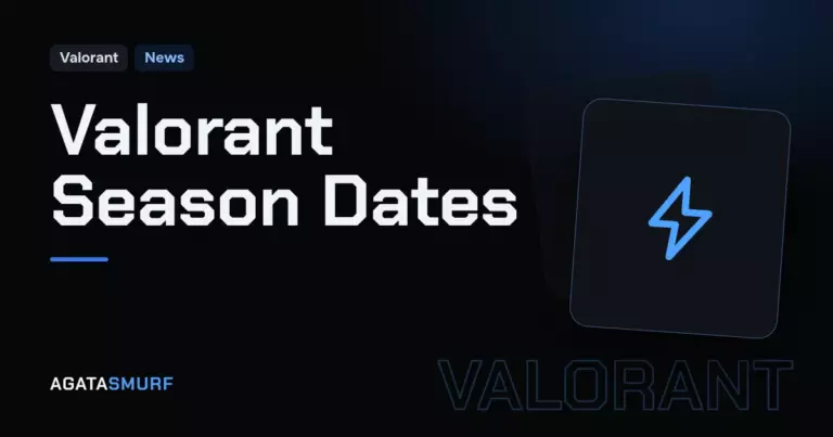 Valorant season dates: AgataSmurf article cover