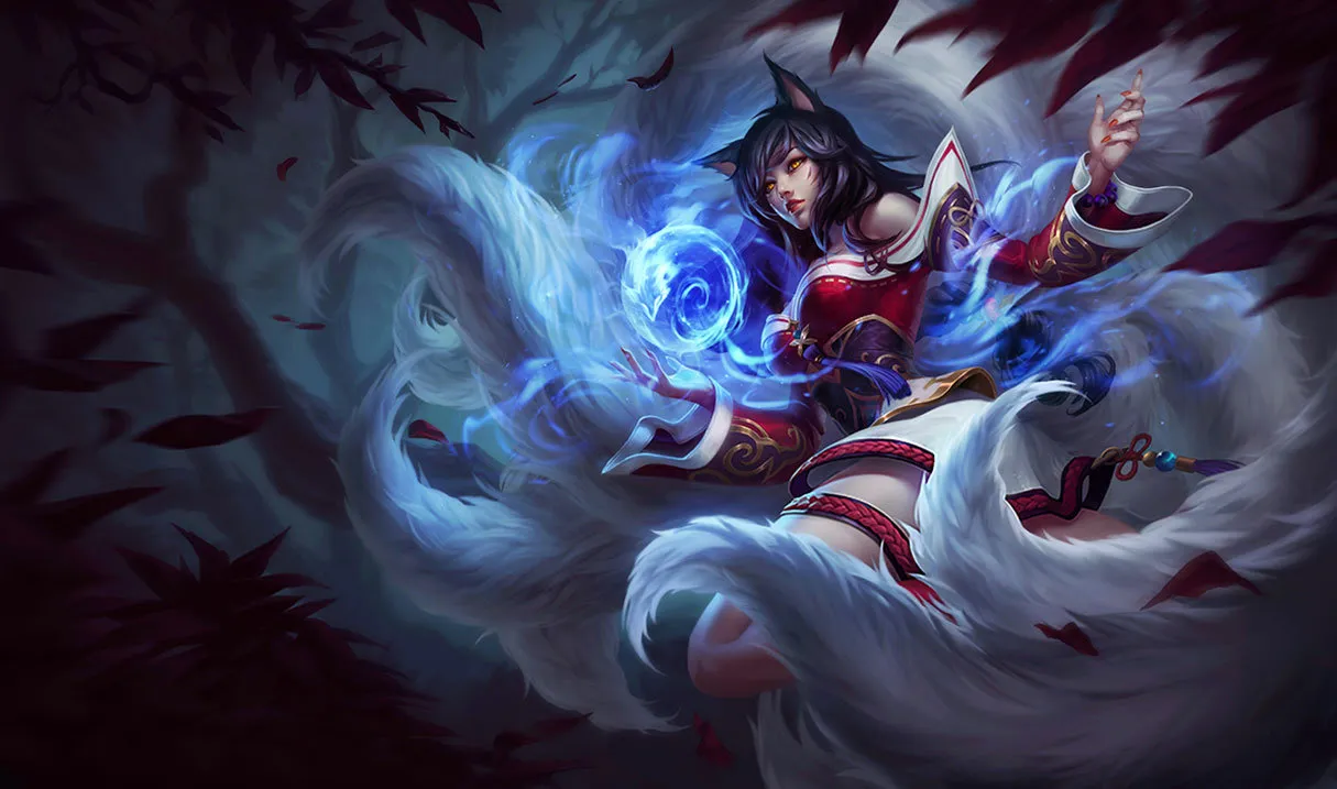 Ahri counters: Ahri, the Nine-Tailed Fox, splash art