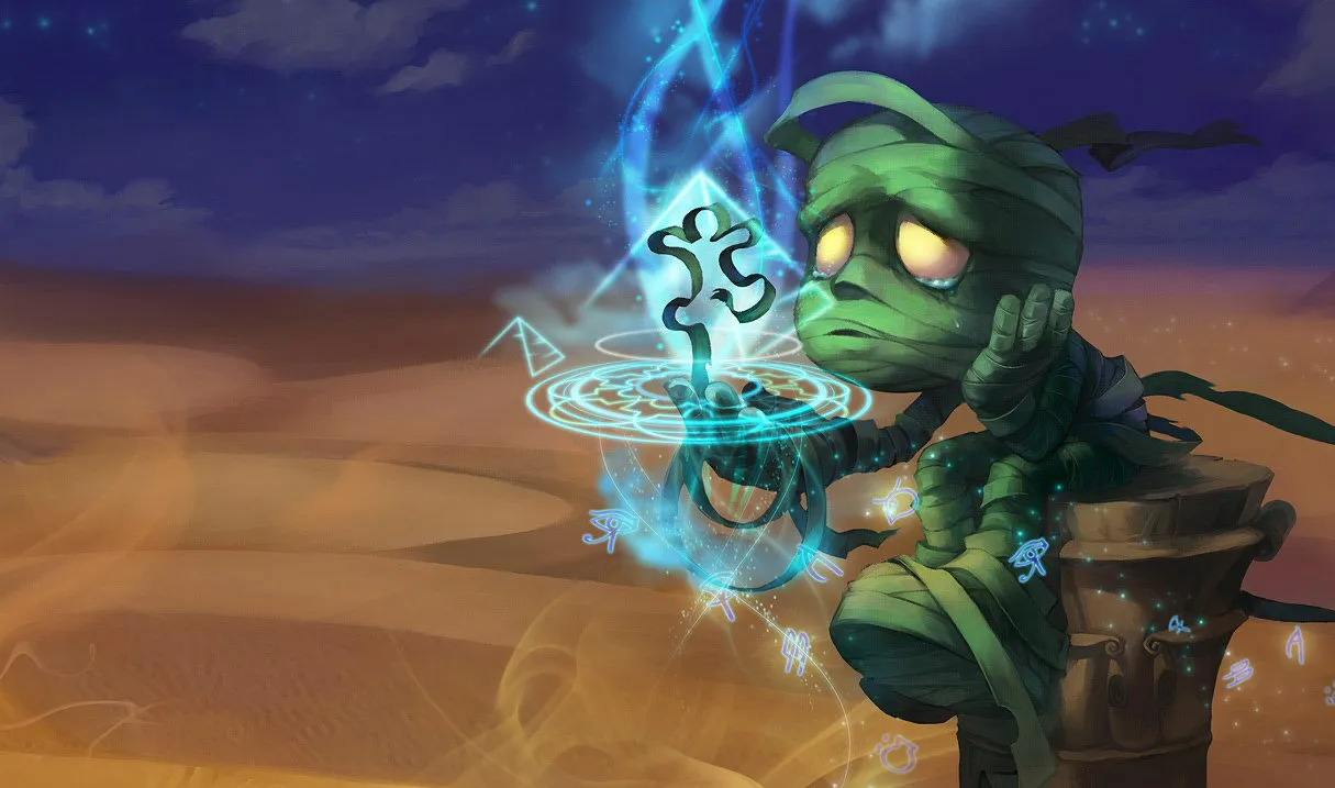 Amumu counters: Amumu, the Sad Mummy, splash art