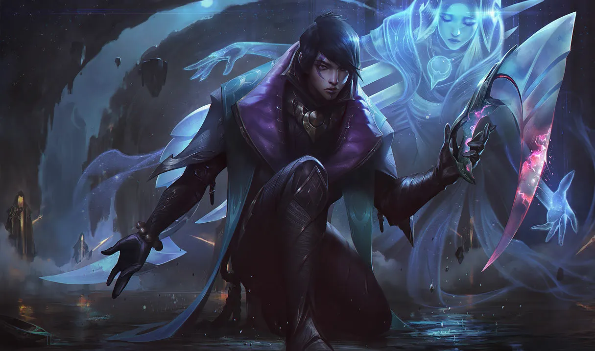 Aphelios ARAM build: Aphelios, the Weapon of the Faithful, splash art