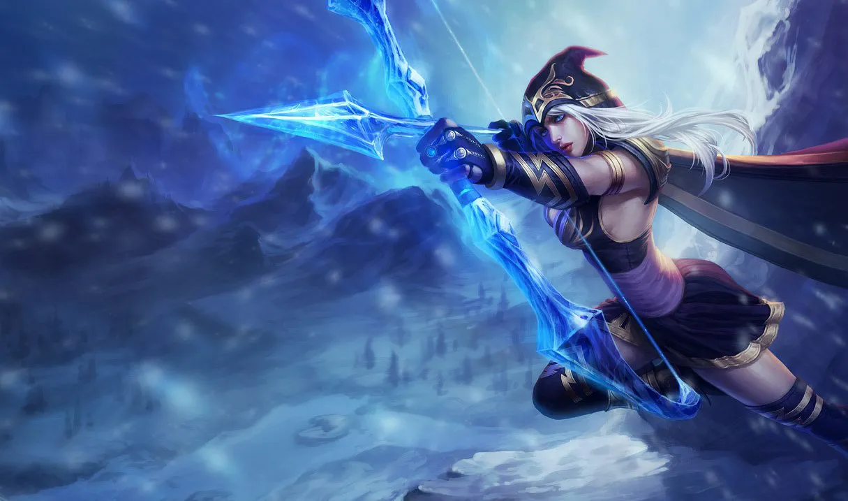 Ashe counters: Ashe, the Frost Archer, splash art