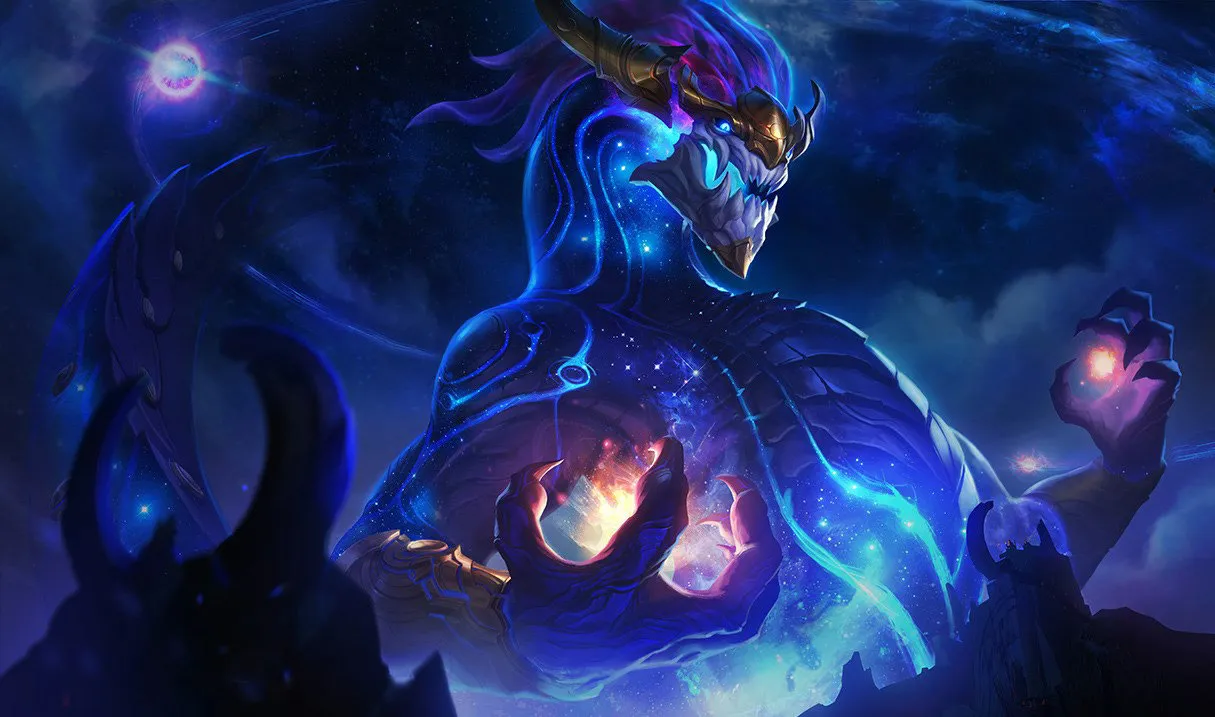 Aurelion Sol ARAM build: Aurelion Sol, The Star Forger, splash art