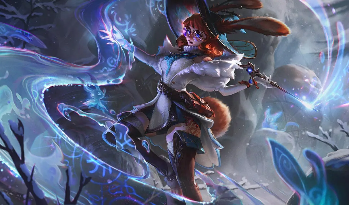 Aurora ARAM build: Aurora, the Witch Between Worlds, splash art