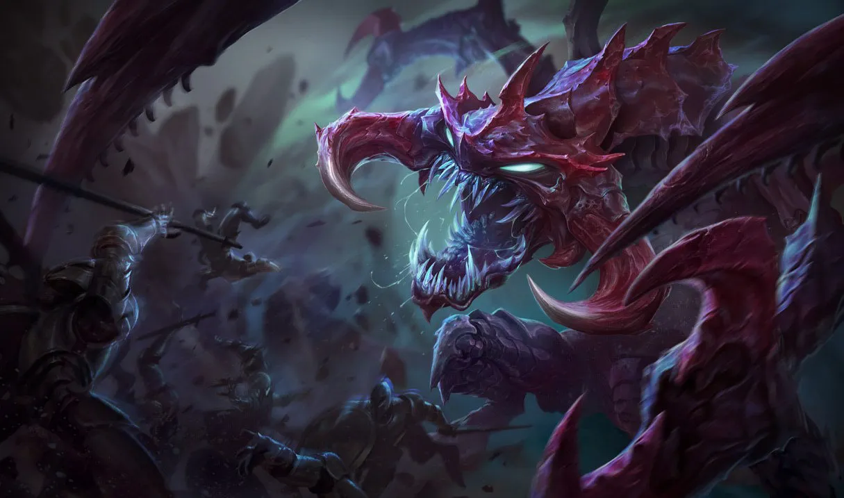 Cho'Gath counters: Cho'Gath, the Terror of the Void, splash art