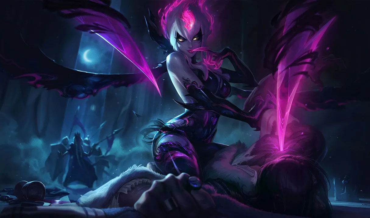 Evelynn ARAM build: Evelynn, Agony's Embrace, splash art