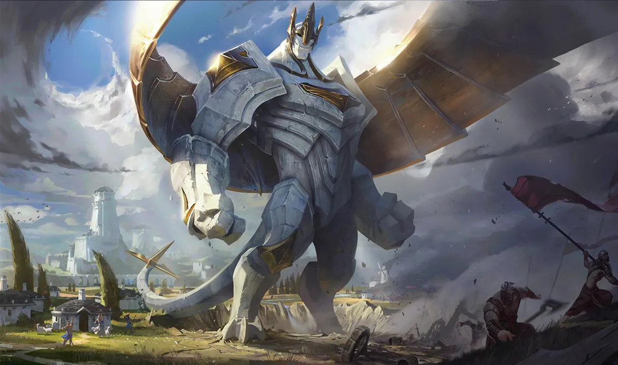 Galio counters: Galio, the Colossus, splash art