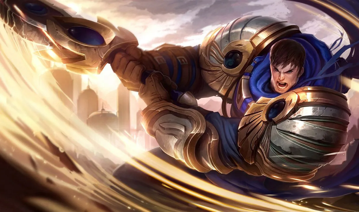 Garen counters: Garen, The Might of Demacia, splash art