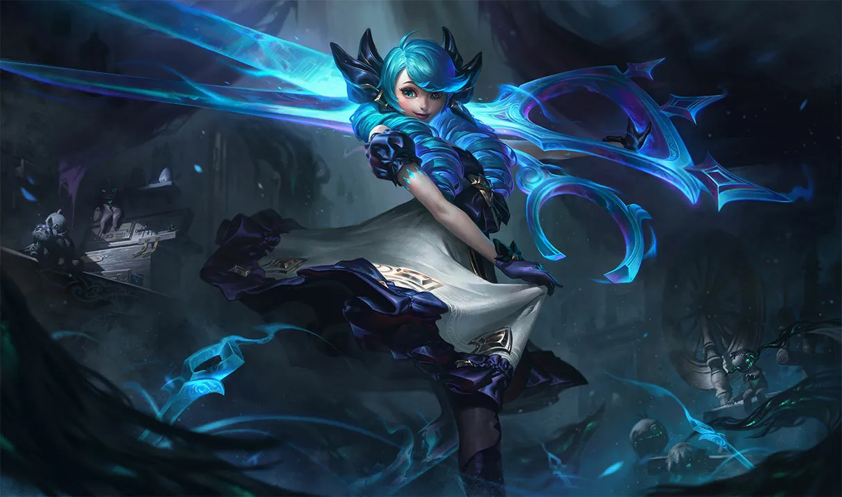 Gwen counters: Gwen, the Hallowed Seamstress, splash art