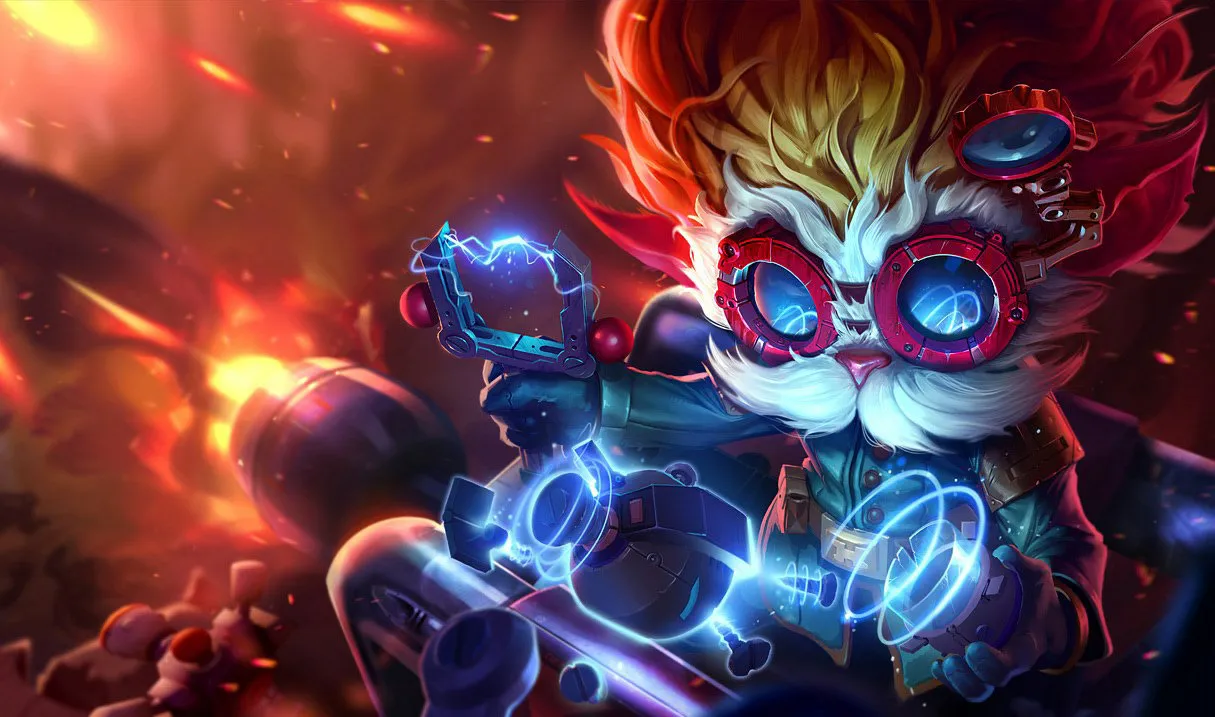 Heimerdinger ARAM build: Heimerdinger, the Revered Inventor, splash art