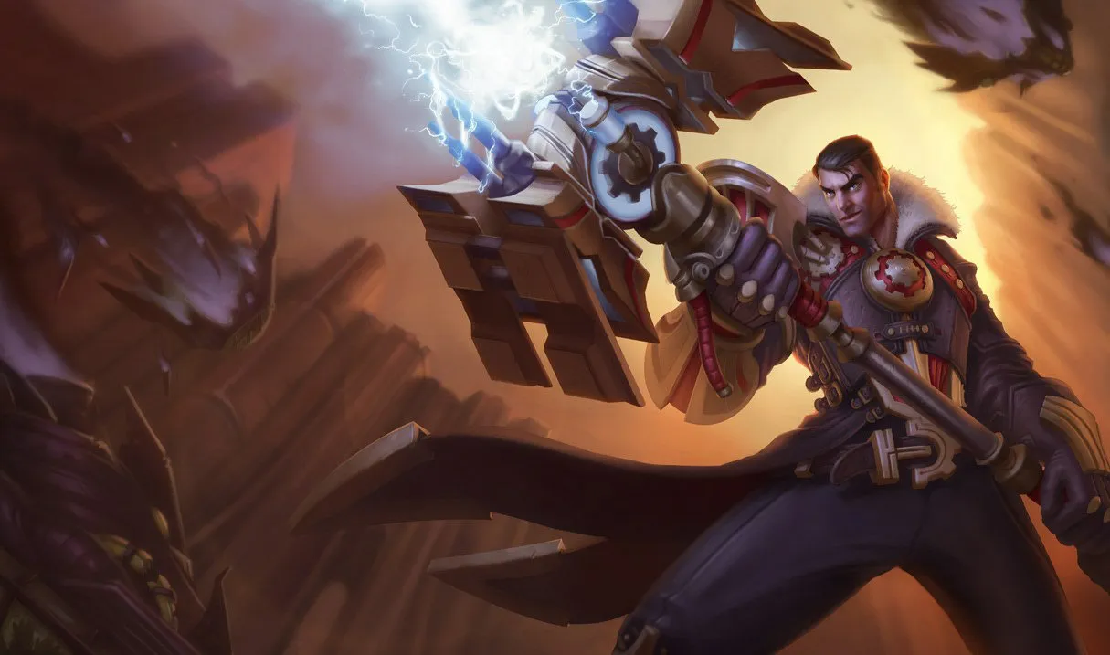 Jayce counters: Jayce, the Defender of Tomorrow, splash art