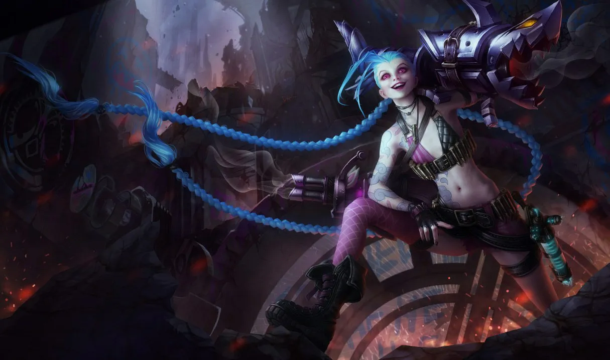 Jinx aram build: Jinx, the Loose Cannon, splash art