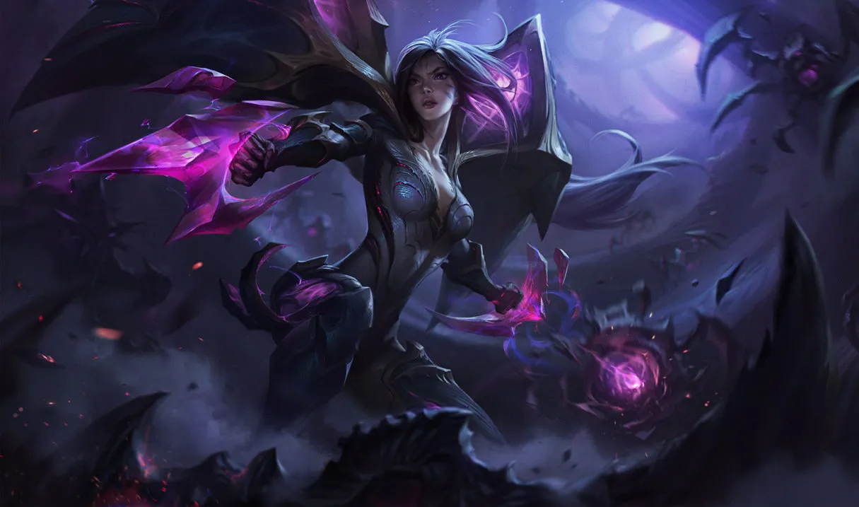 Kai'Sa counters: Kai'Sa, Daughter of the Void, splash art