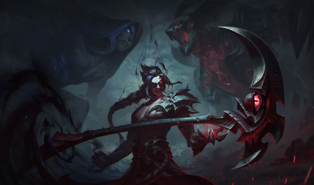Kayn ARAM build: Kayn, the Shadow Reaper, splash art