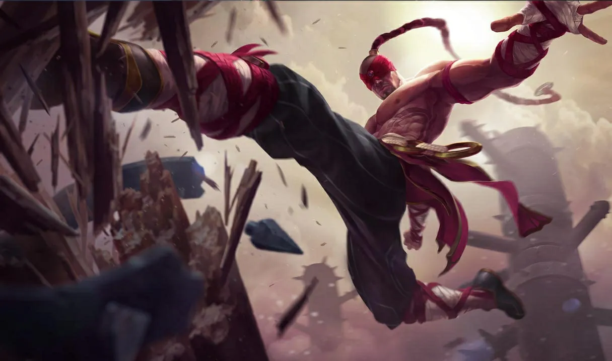 Lee Sin ARAM build: Lee Sin, the Blind Monk, splash art