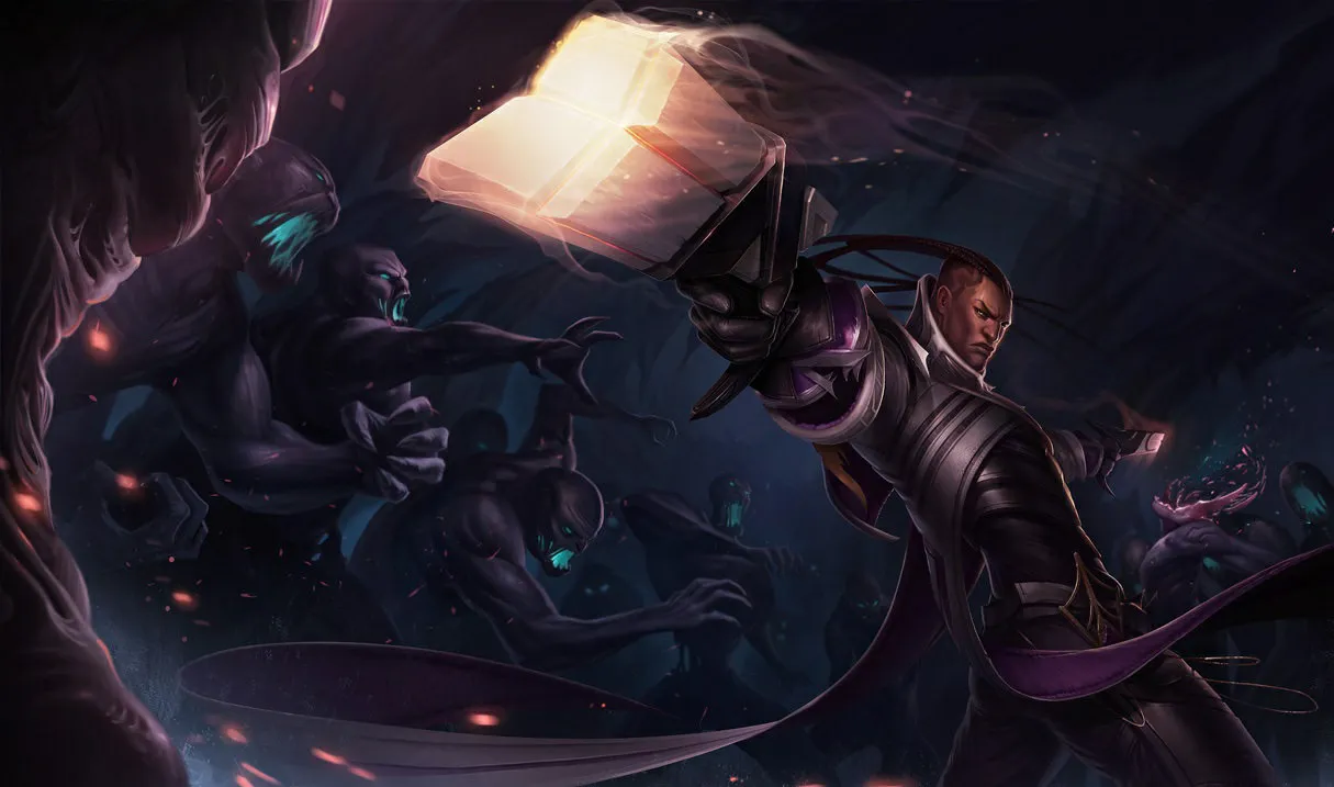 Lucian counters: Lucian, the Purifier, splash art