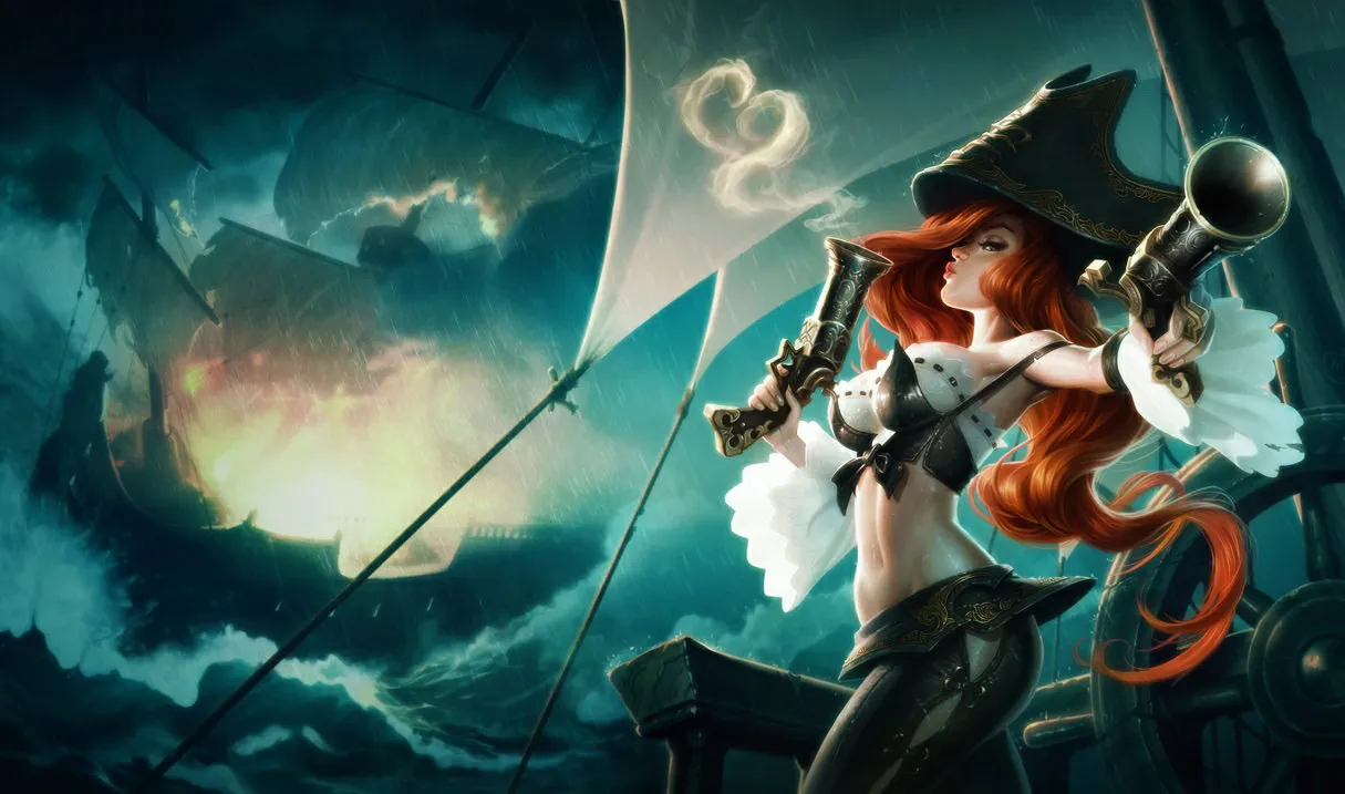 Miss Fortune counters: Miss Fortune, the Bounty Hunter, splash art