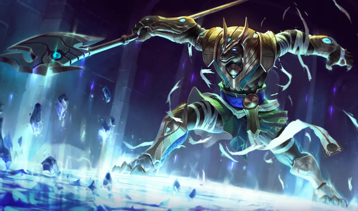 Nasus ARAM build: Nasus, the Curator of the Sands, splash art