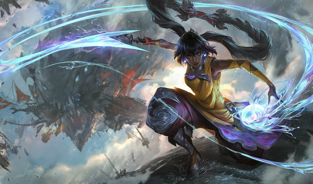 Nilah ARAM build: Nilah, the Joy Unbound, splash art
