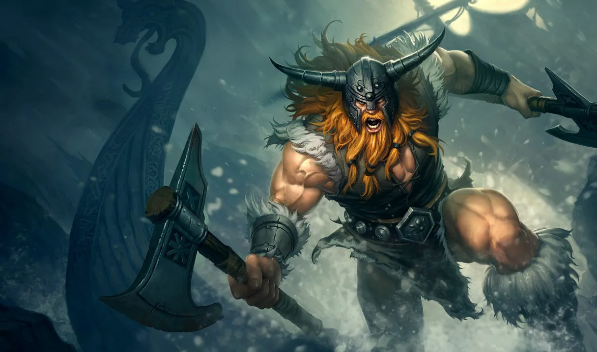 Olaf counters: Olaf, the Berserker, splash art