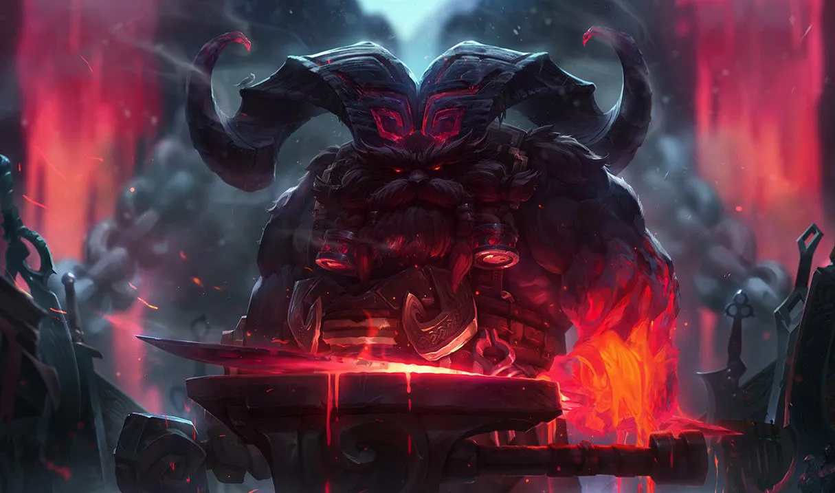 Ornn counters: Ornn, The Fire below the Mountain, splash art