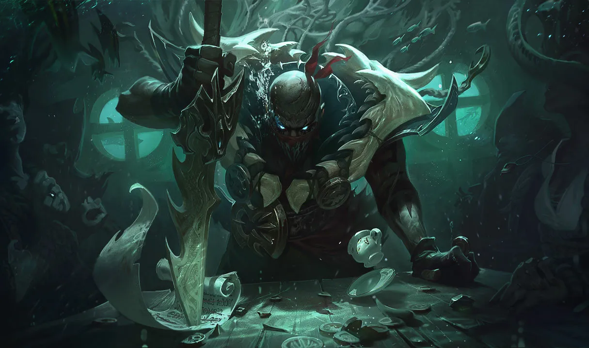 Pyke counters: Pyke, the Bloodharbor Ripper, splash art