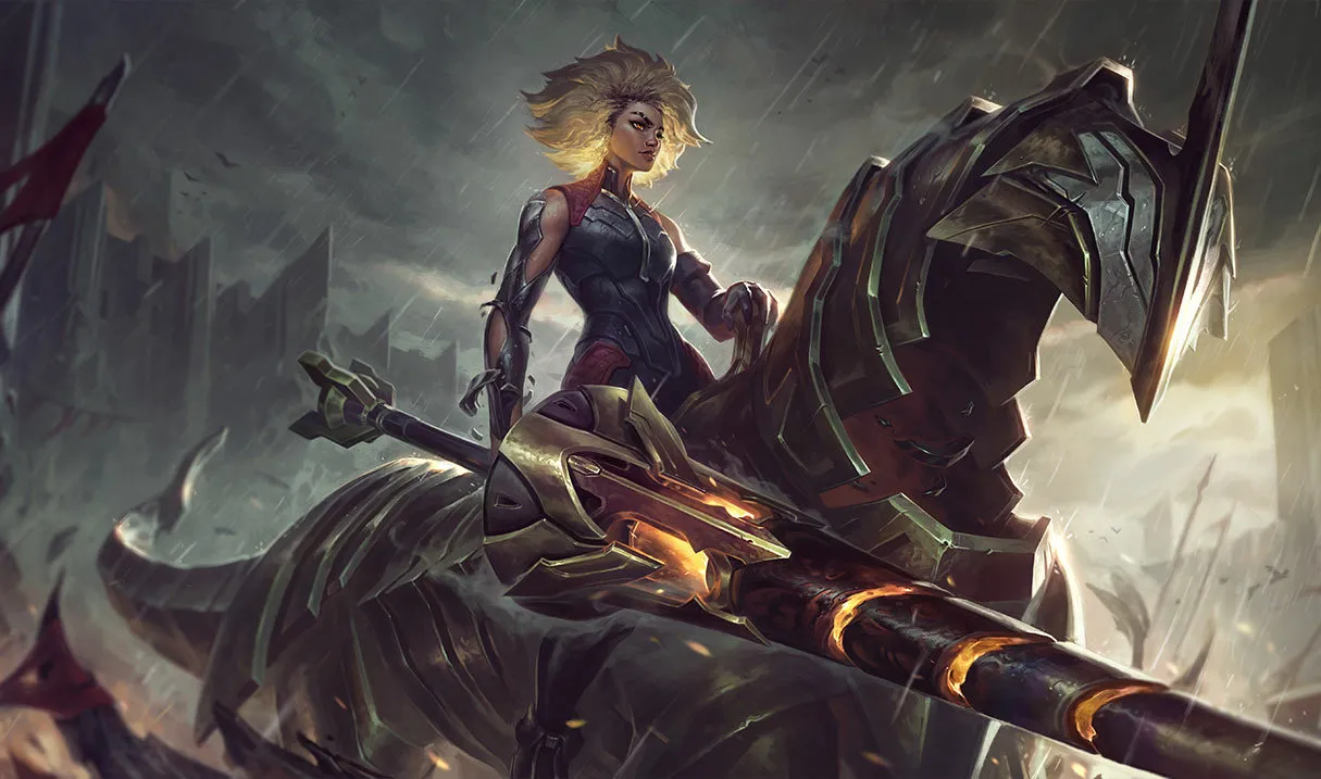 Rell counters: Rell, the Iron Maiden, splash art