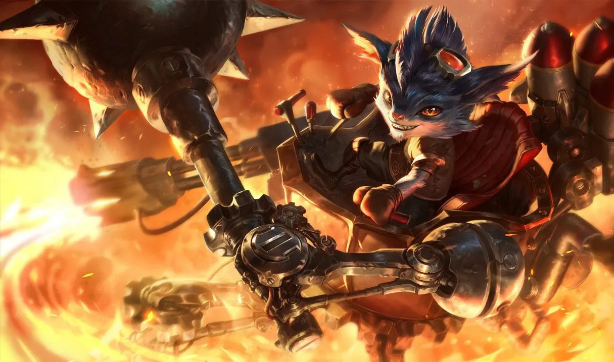Rumble counters: Rumble, the Mechanized Menace, splash art