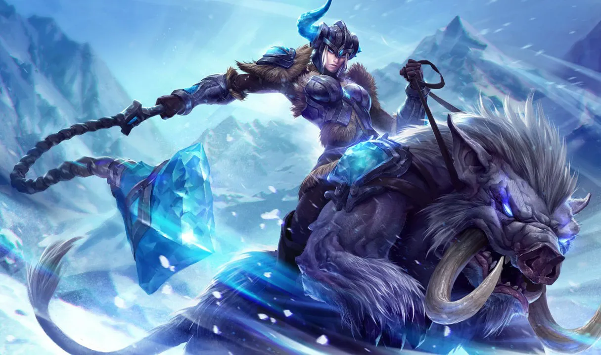 Sejuani ARAM build: Sejuani, Fury of the North, splash art