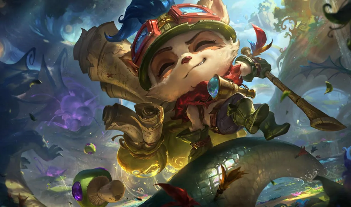 Teemo ARAM build: Teemo, the Swift Scout, splash art