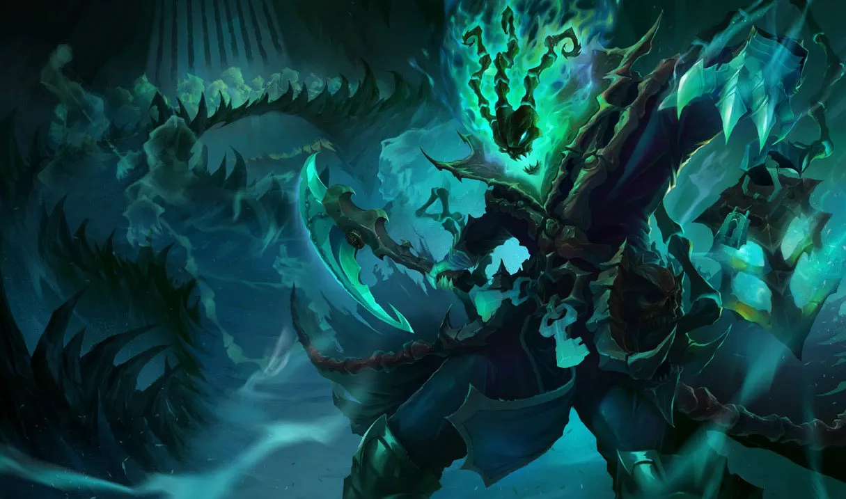 Thresh counters: Thresh, the Chain Warden, splash art