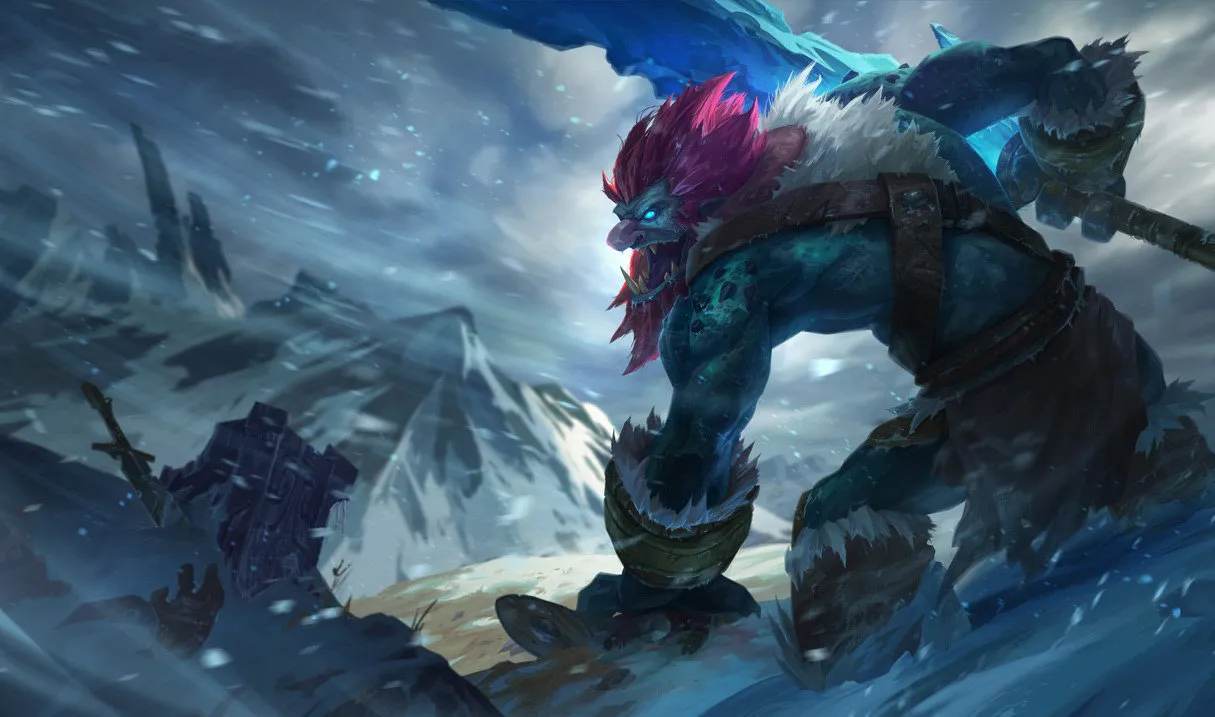 Trundle counters: Trundle, the Troll King, splash art