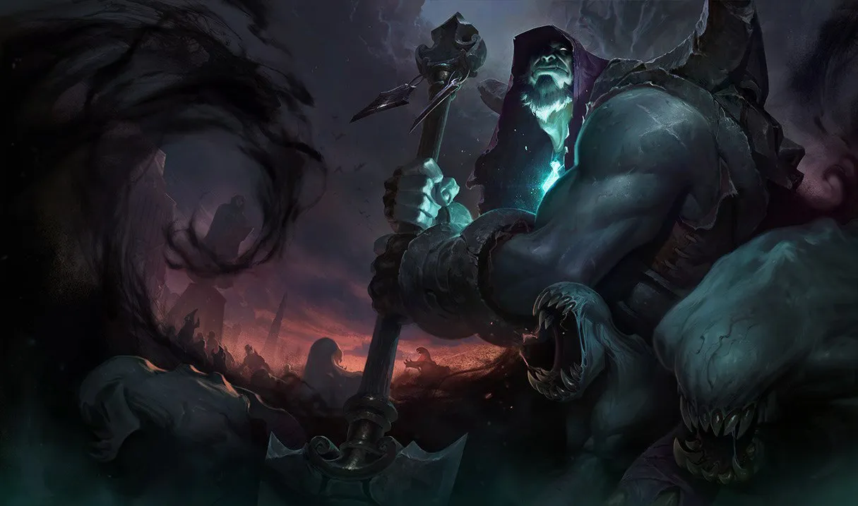 Yorick counters: Yorick, Shepherd of Souls, splash art