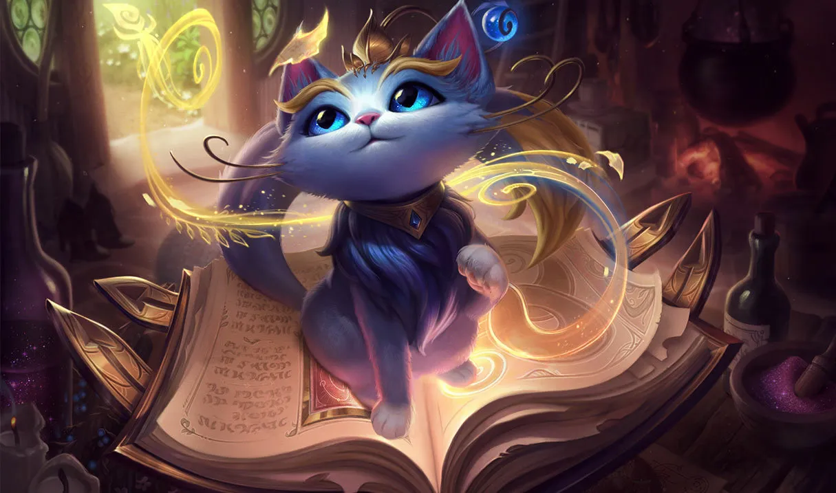 Yuumi ARAM build: Yuumi, the Magical Cat, splash art